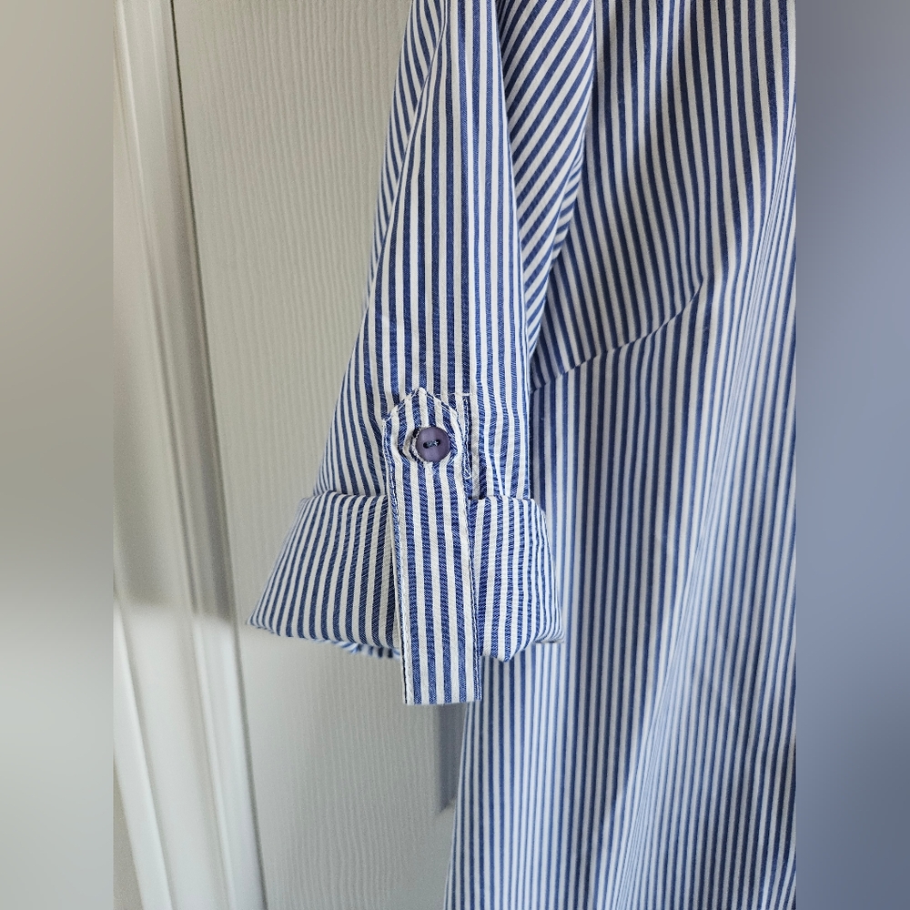 Speed Control Long Button-Down Shirt - Picture 4 of 4